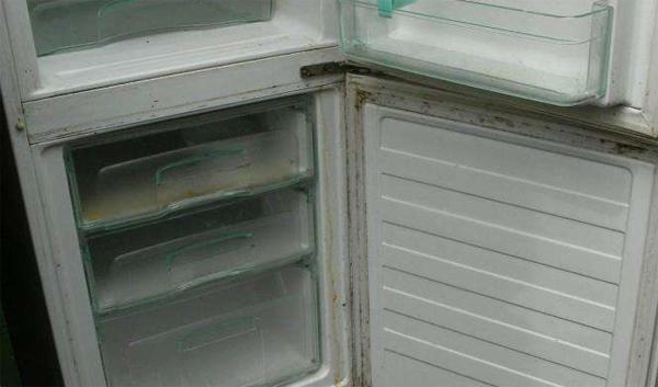 家里冰箱老是出现积水而且臭烘烘的，怎么办？