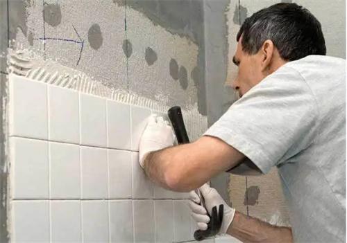 水泥压光墙面能贴瓷砖吗