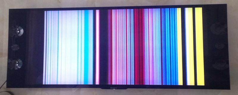电视屏幕进水有竖线恢复办法